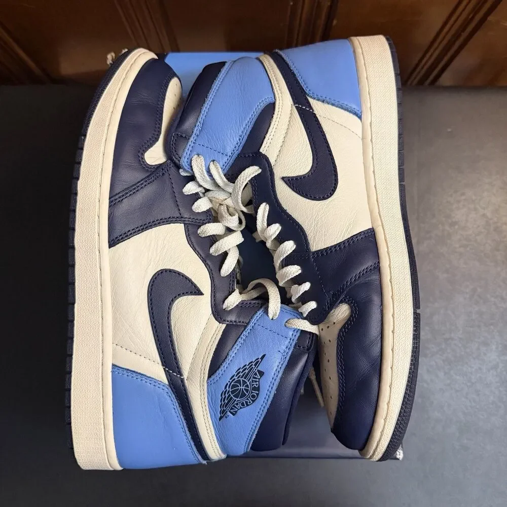 Air Jordan 1 Retro OG High Obsidian UNC 2019 Size 12 Men 555088-140 USED